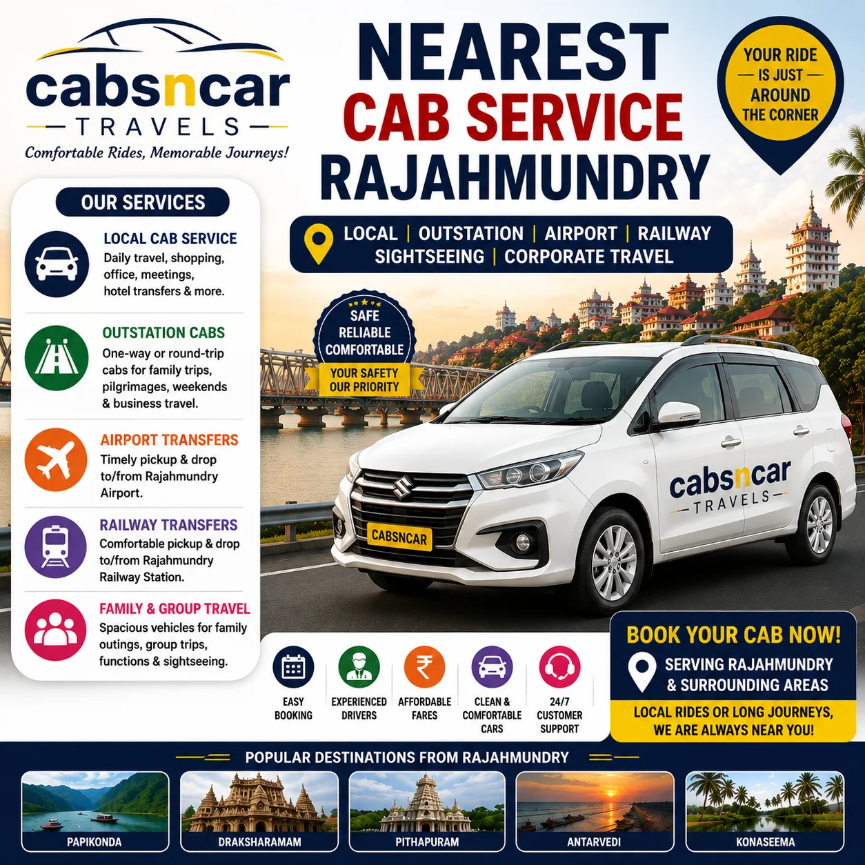 Nearest Cab Service Rajahmundry Nearest Cab Service Rajahmundry